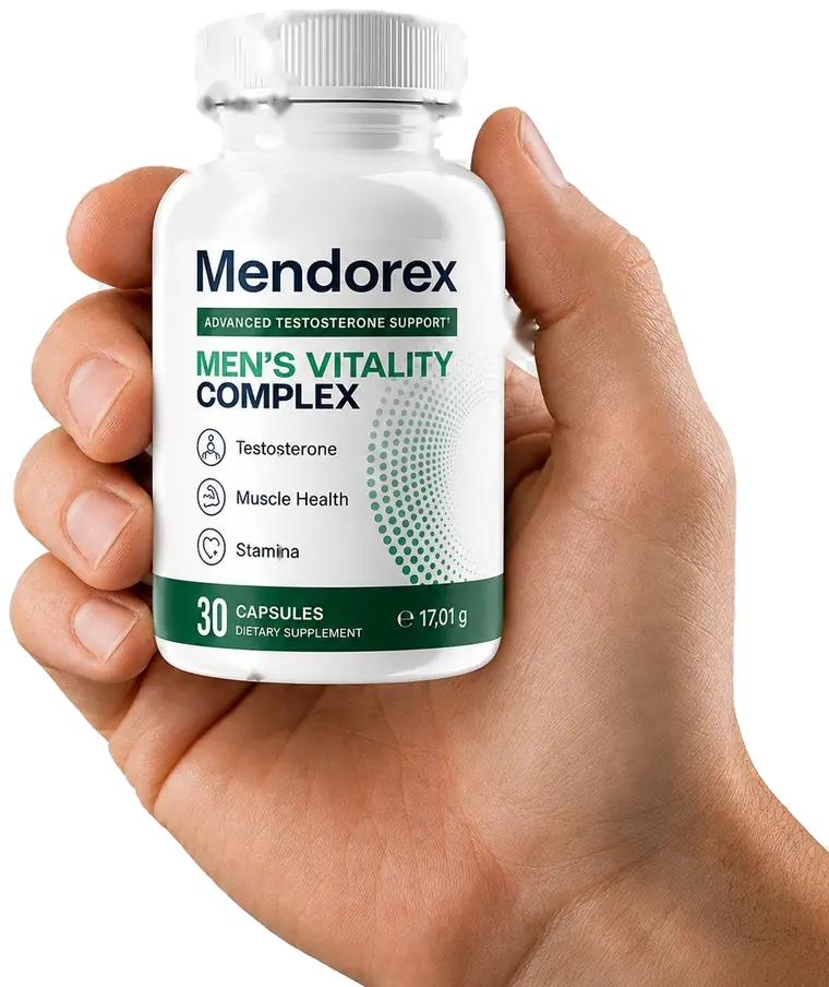 Mendorex Men's Vitality Complex Capsules, embalagem de 30 cápsulas